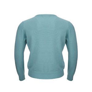 Turquoise Cashmere Sweater Elegance