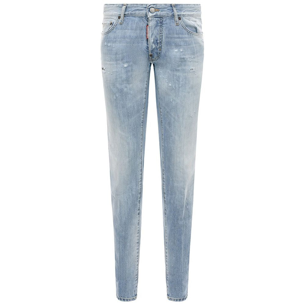 Hellblaue Herrenjeans aus Baumwolle