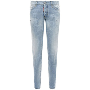 Hellblaue Herrenjeans aus Baumwolle