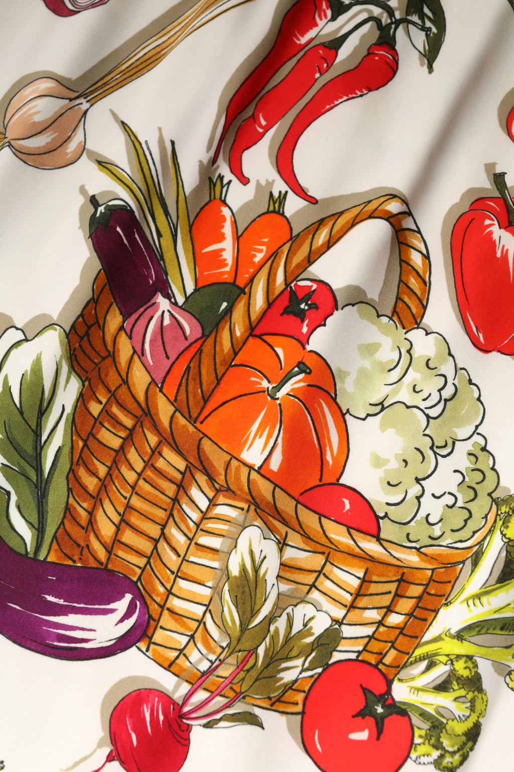 Mehrfarbiger Midirock mit hoher Taille und Bleistiftschnitt