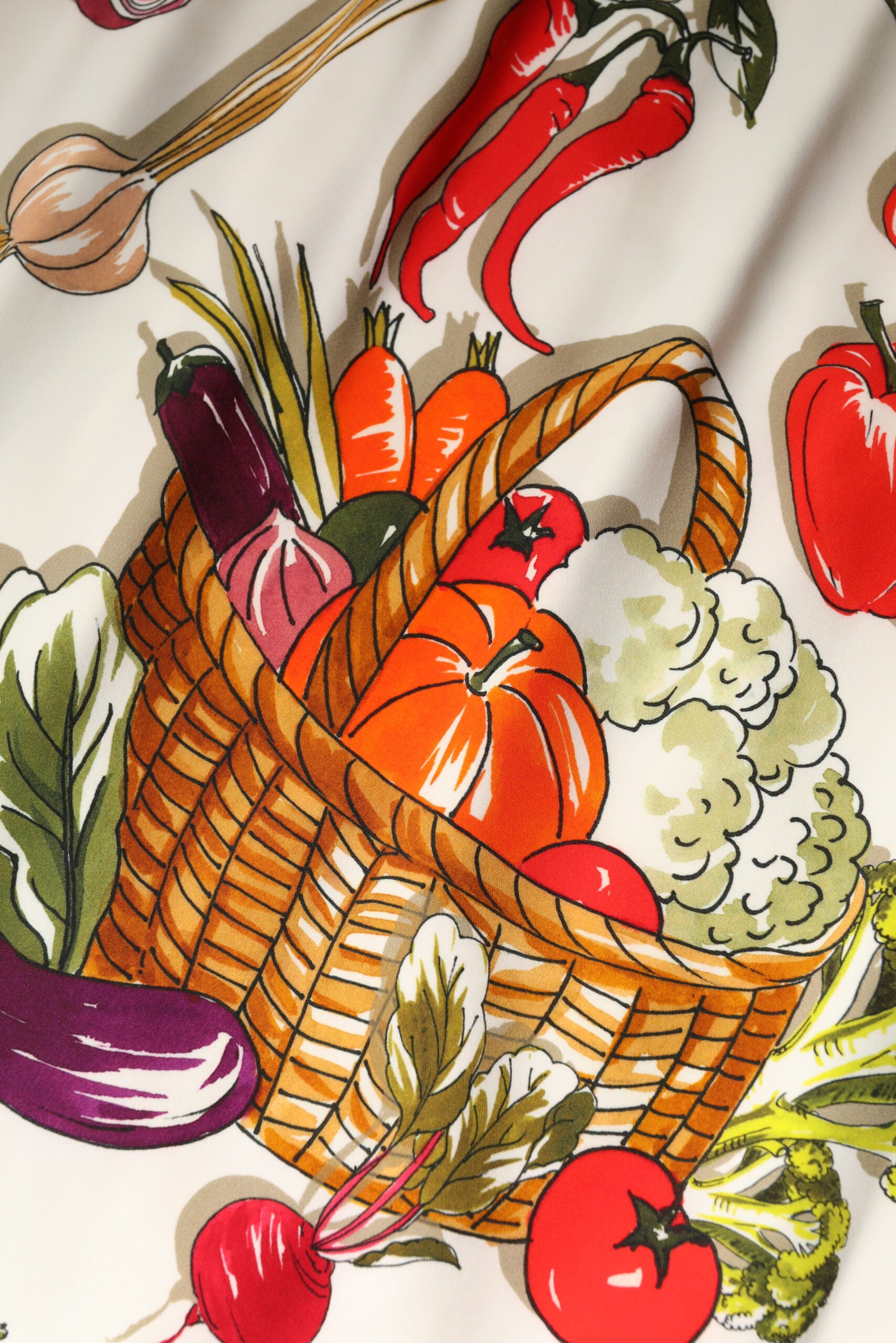 Mehrfarbiger Midirock mit hoher Taille und Bleistiftschnitt