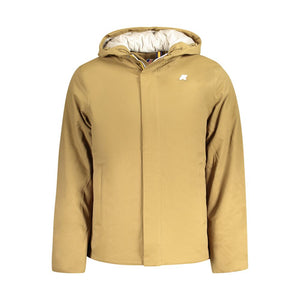 Braune Polyester-Herrenjacke