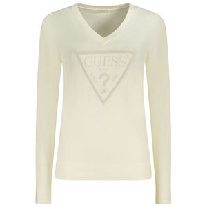Weißer Viskosepullover