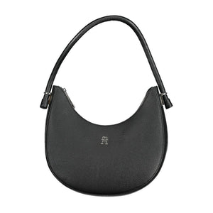 Schwarze Handtasche aus Polyethylen