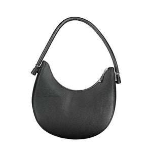 Schwarze Handtasche aus Polyethylen