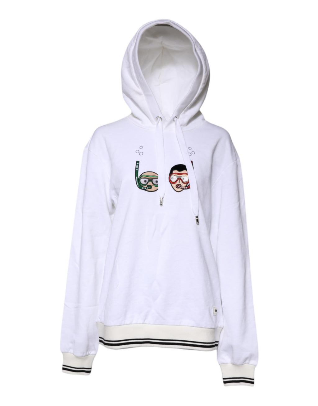 Dolce & Gabbana White #DGFamily Hooded Sweatshirt Sweater