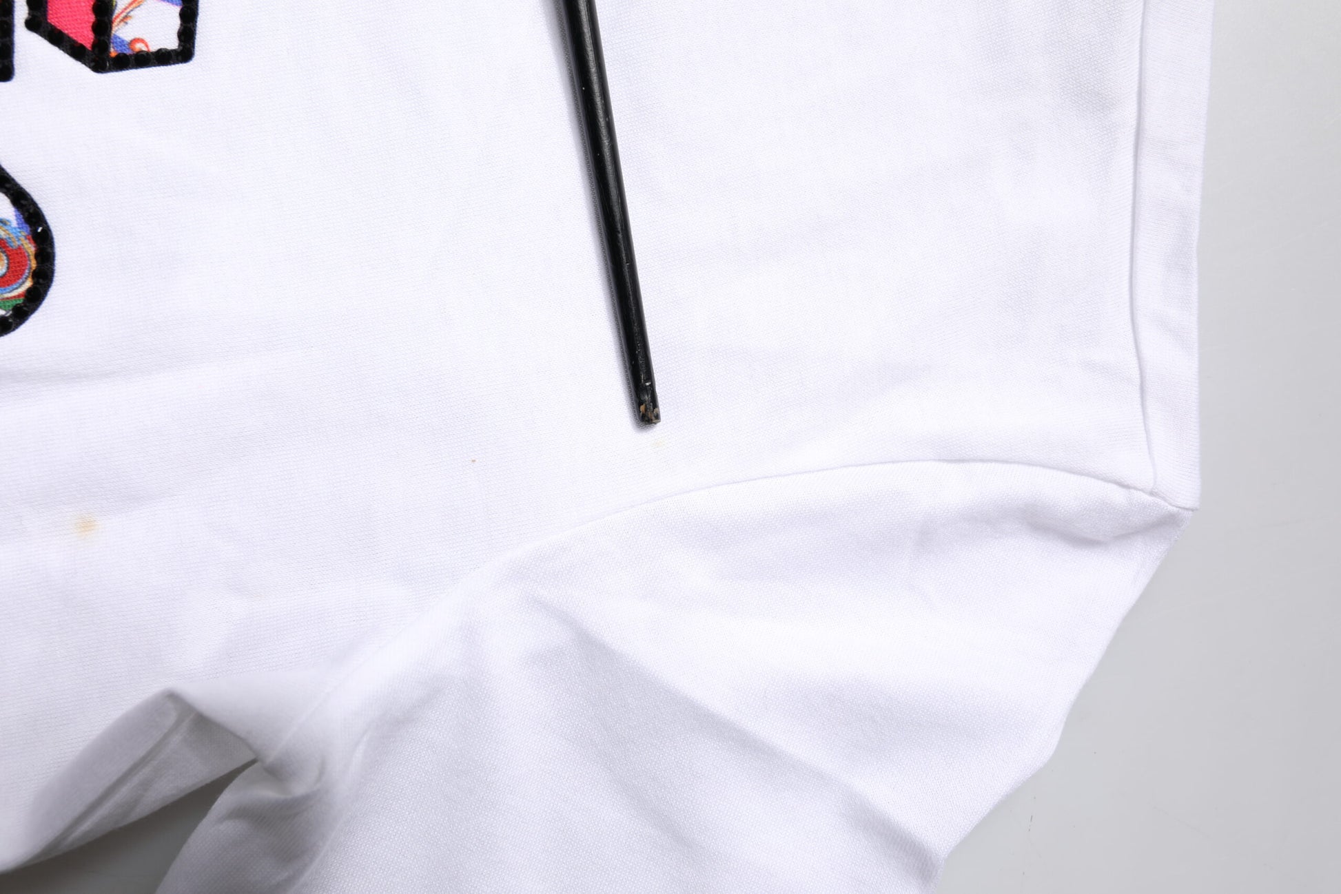 Dolce & Gabbana White Cotton Logo Print Round Neck T-shirt