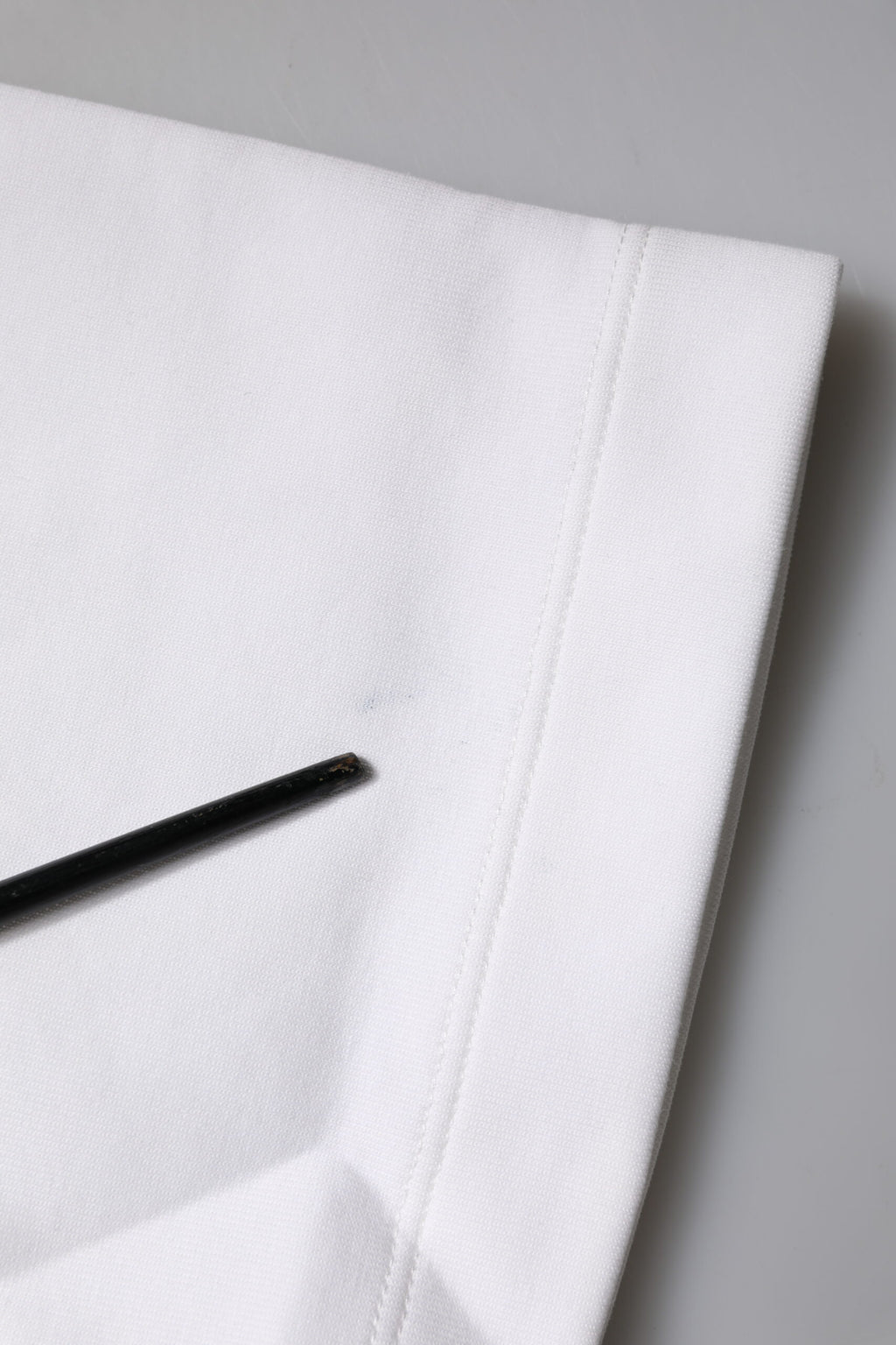 Weißes Blusentop aus Baumwollmischung mit 3/4-Ärmeln