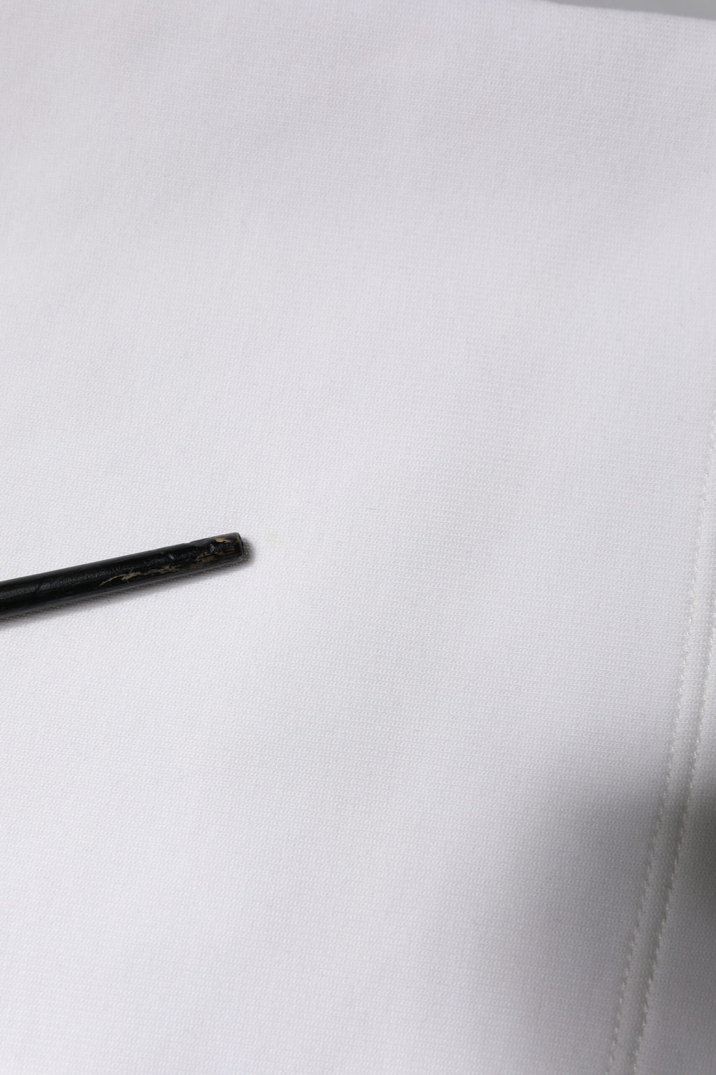 Weißes Blusentop aus Baumwollmischung mit 3/4-Ärmeln