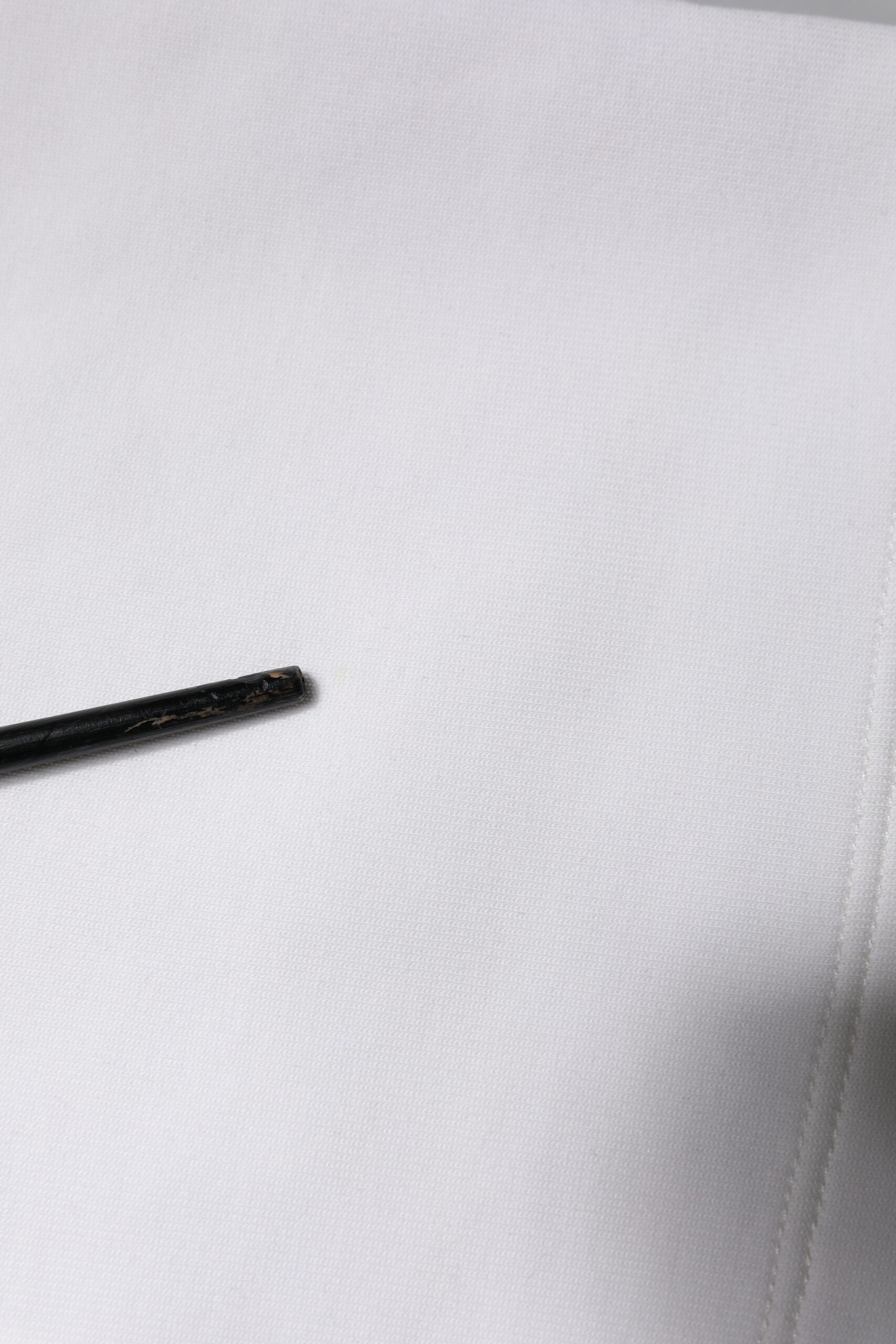 Dolce & Gabbana White Cotton Blend 3/4 Sleeves Blouse Top