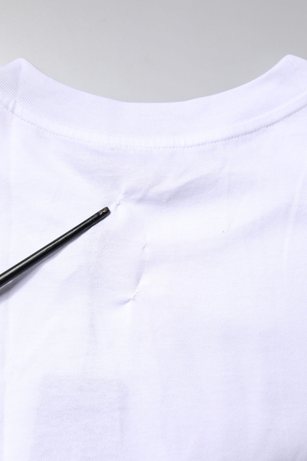 Dolce & Gabbana White Printed Round Neck Top Cotton T-shirt