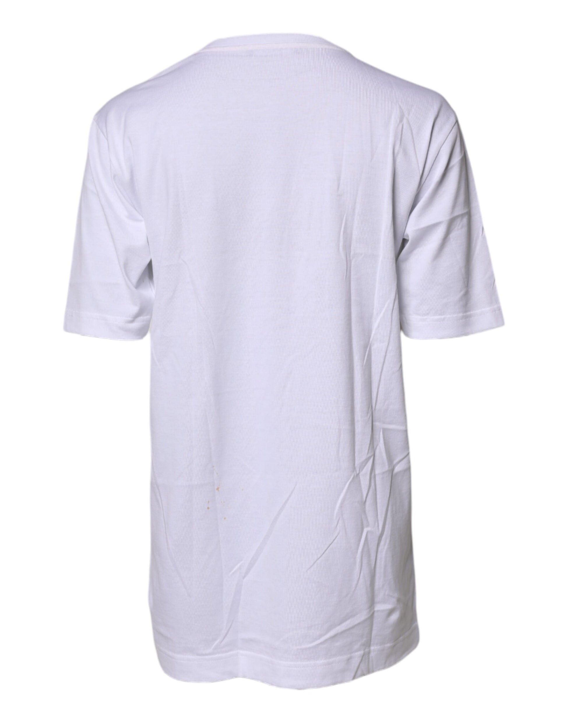 Dolce & Gabbana White #DGFAMILY Embroidery Cotton T-shirt