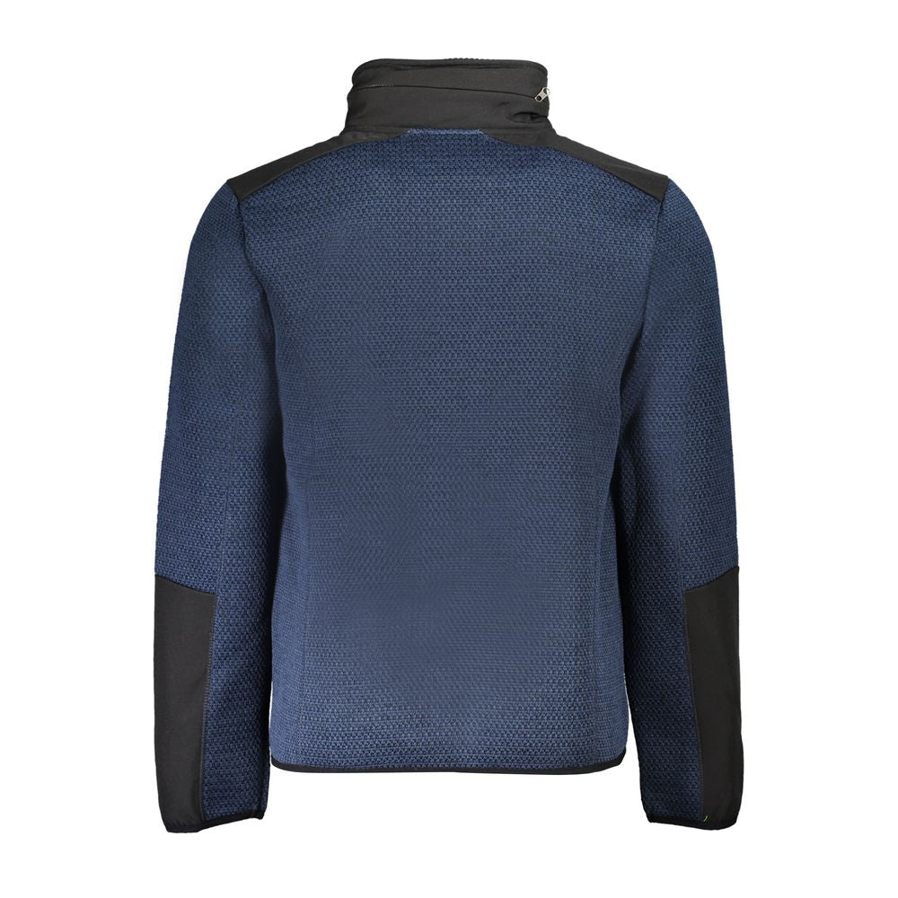 Blaue Polyester-Herrenjacke