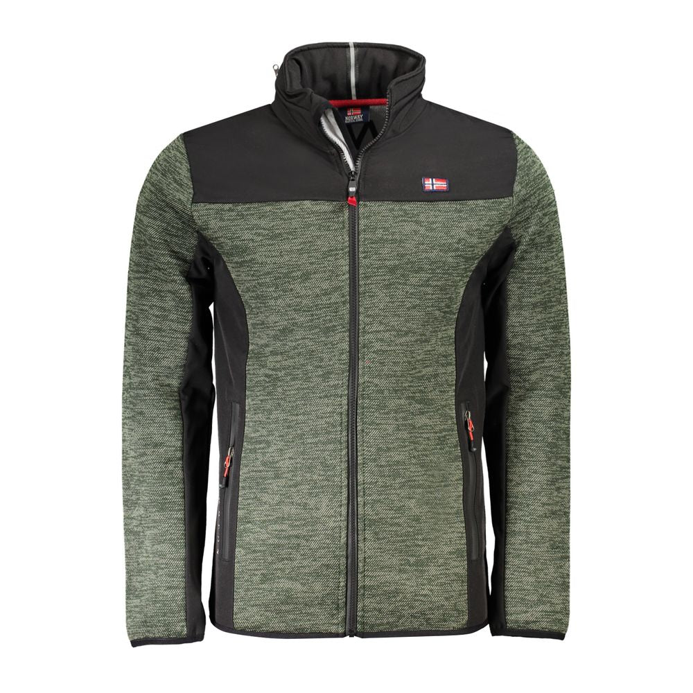 Grüne Polyester Herrenjacke