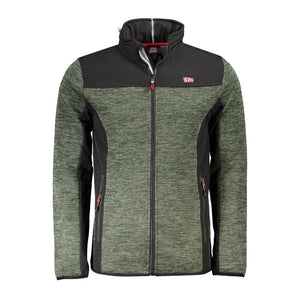 Grüne Polyester Herrenjacke