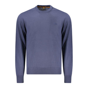Blauer Wollpullover für Herren