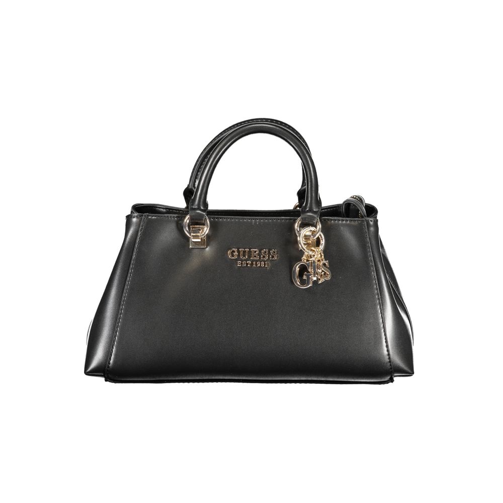 Schwarze Handtasche aus Polyethylen