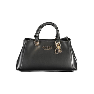Schwarze Handtasche aus Polyethylen