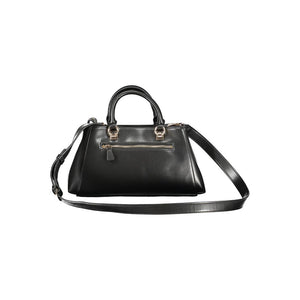 Schwarze Handtasche aus Polyethylen