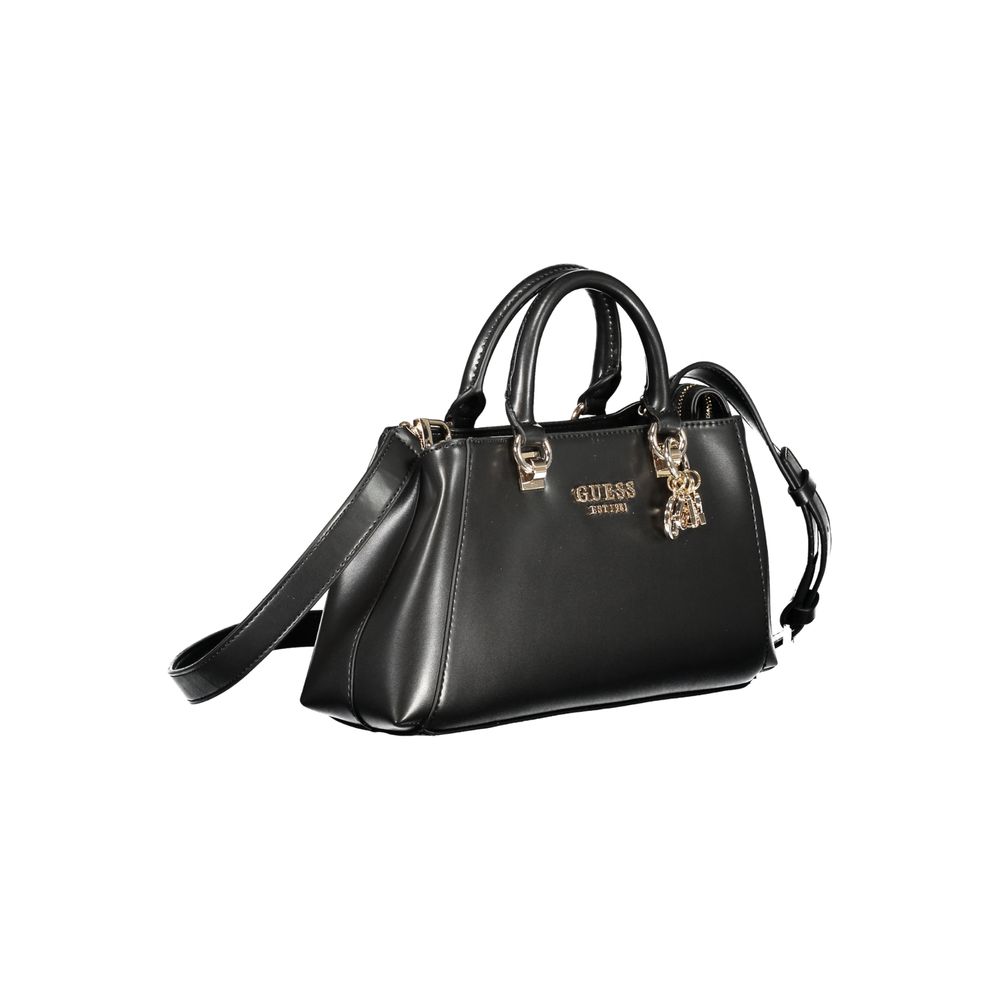 Schwarze Handtasche aus Polyethylen