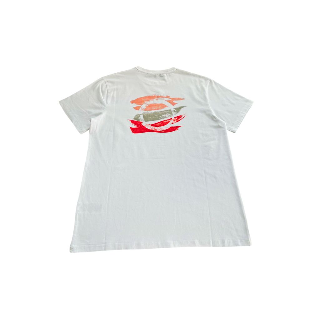 Weißes Herren-T-Shirt aus Baumwolle