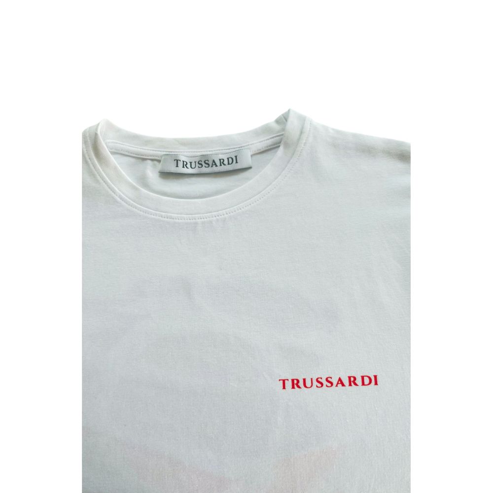 White Cotton Men's T-Shirt