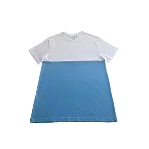 Hellblaues Herren-T-Shirt aus Baumwolle