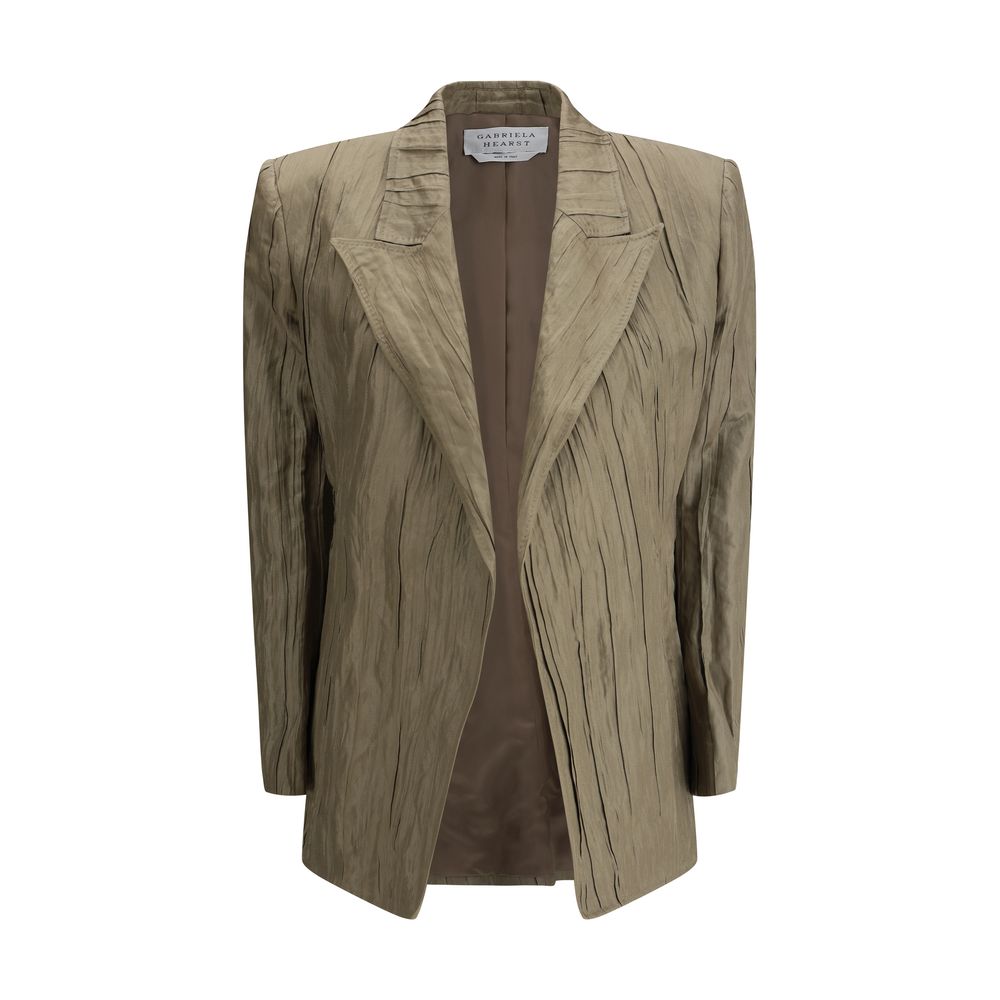 Gerüschter Mairi-Blazer aus Seide