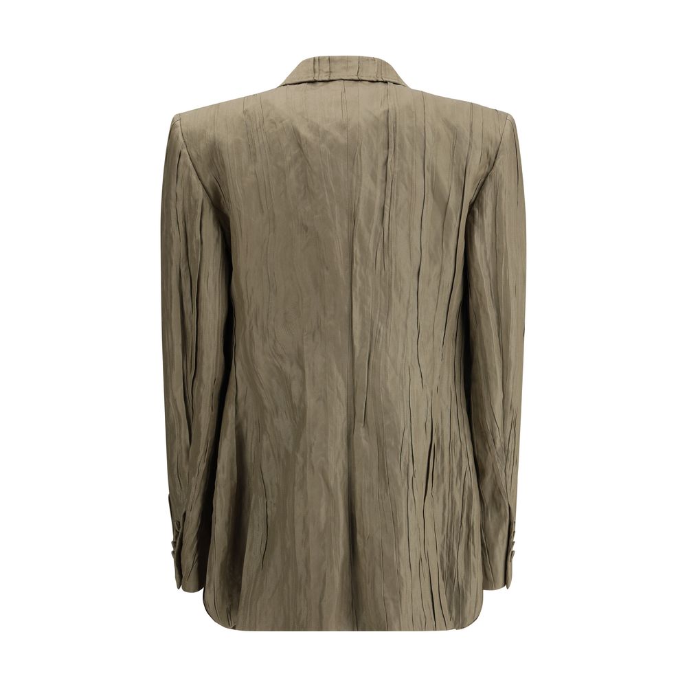 Gerüschter Mairi-Blazer aus Seide