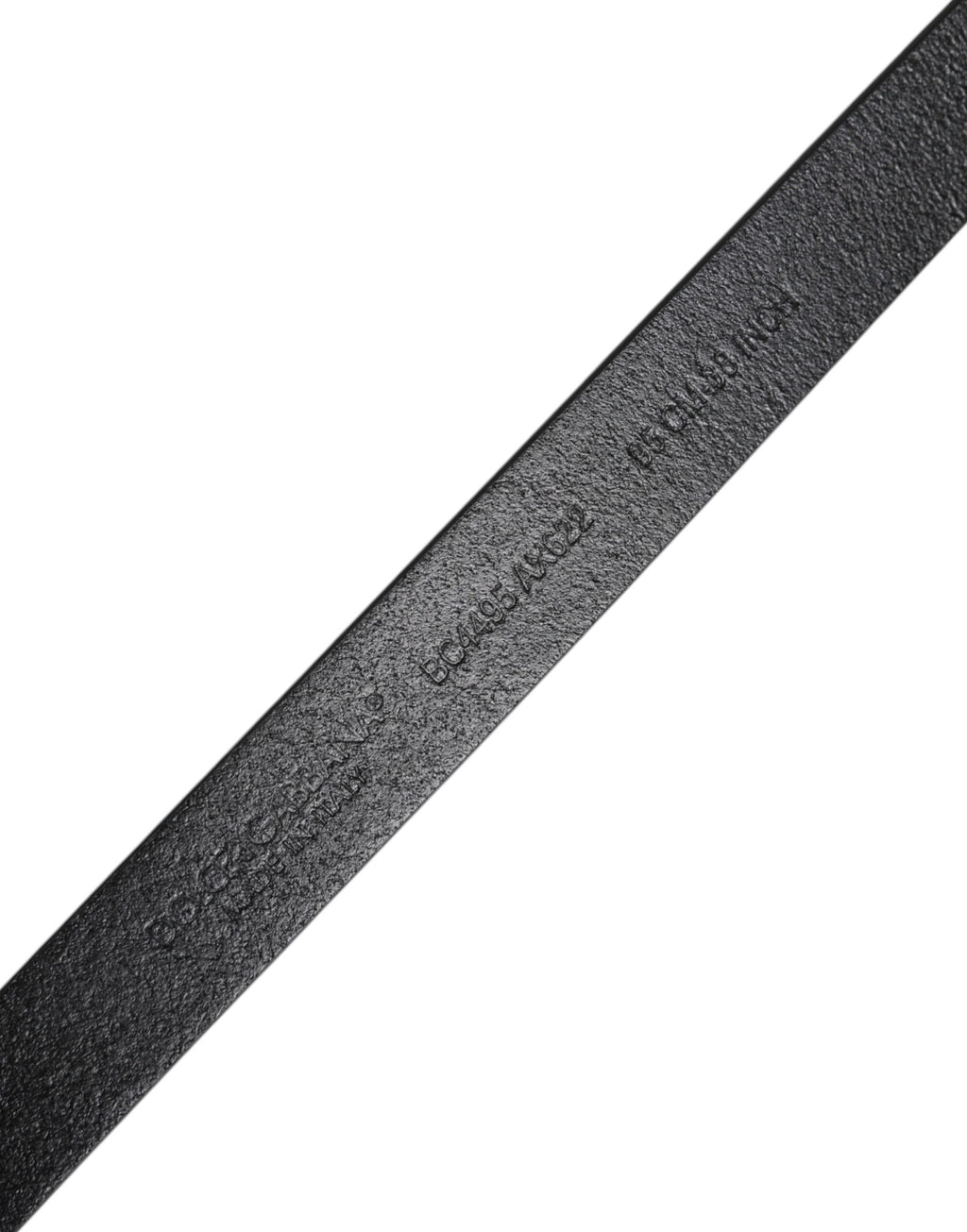 Dolce & Gabbana Black Calfskin Classic Metal Logo Buckle Belt