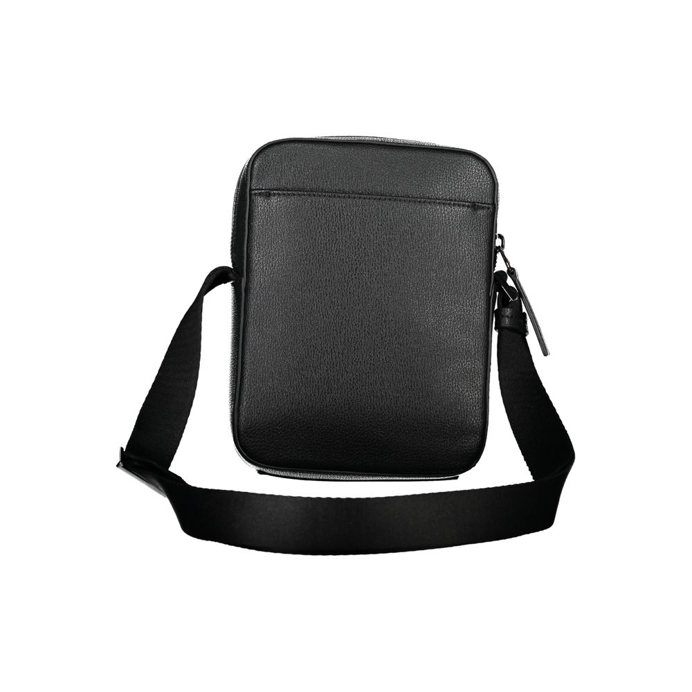 Elegante schwarze Umhängetasche mit Logodetail