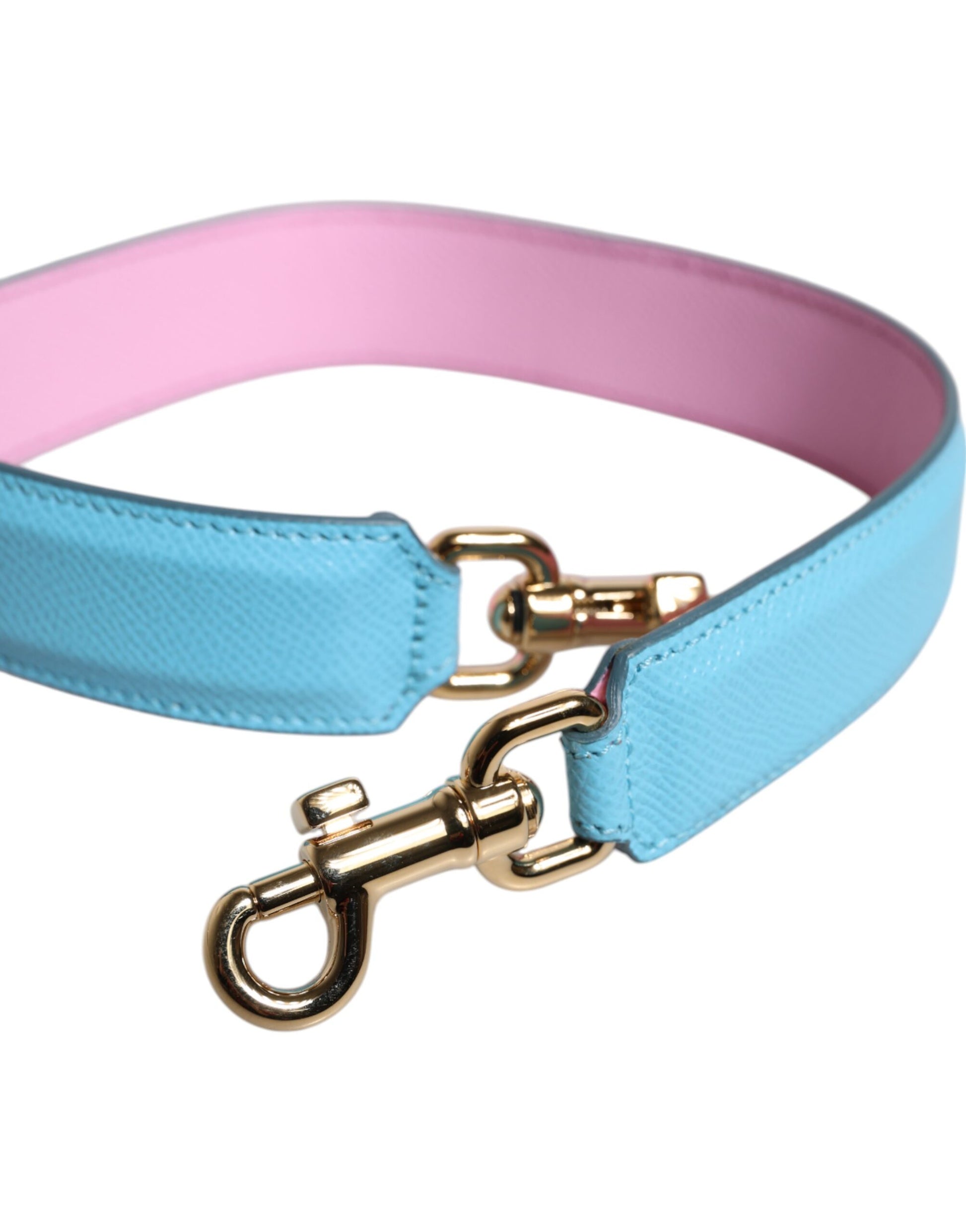 Rosa Blau Leder Griff Tasche Schultergurt