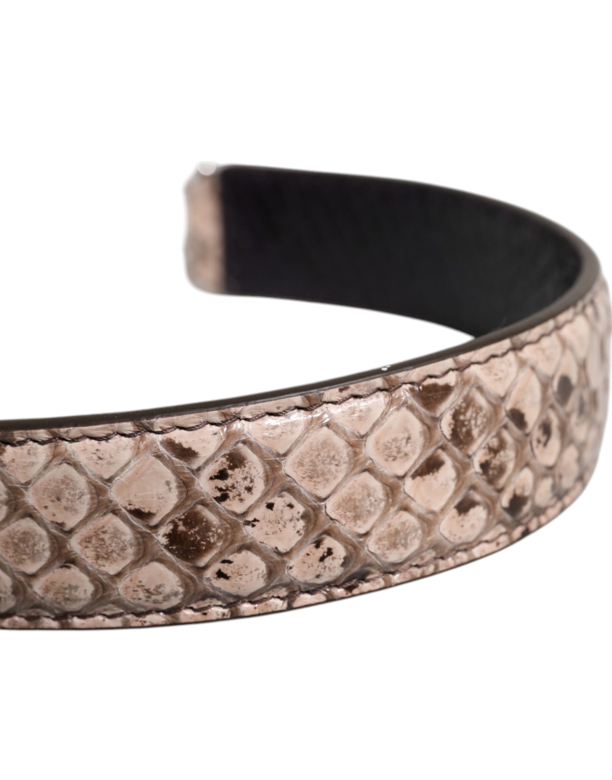 Schultergurt für exotische Ledertaschen in Schwarz und Creme