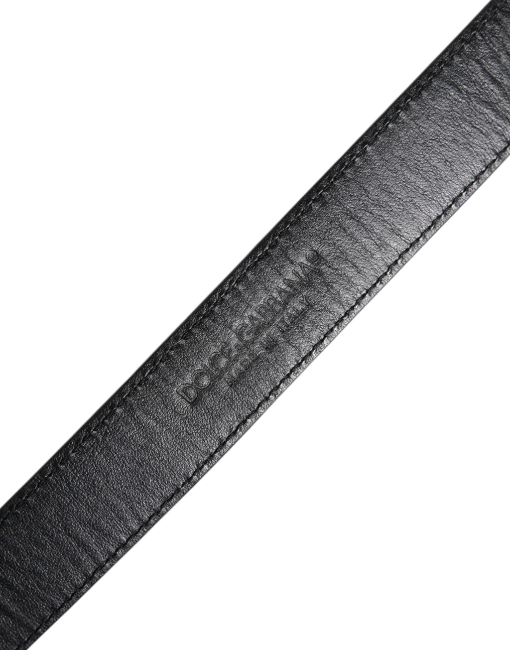 Braun-weißer Ponyledergürtel mit Metallschnalle