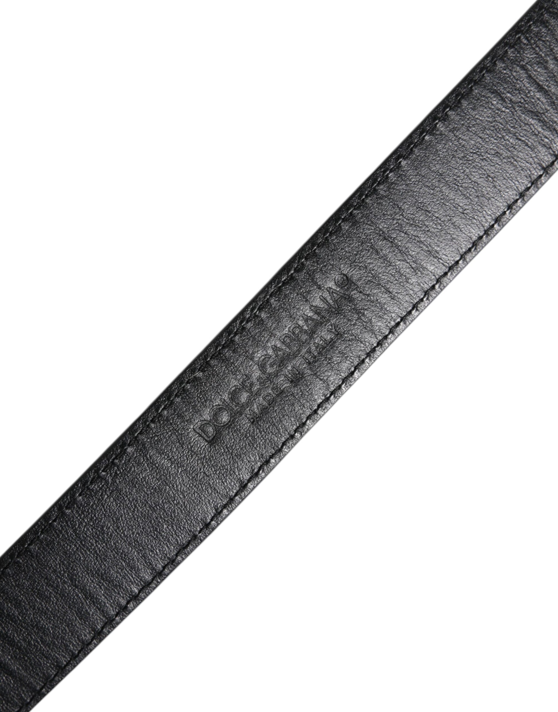 Braun-weißer Ponyledergürtel mit Metallschnalle
