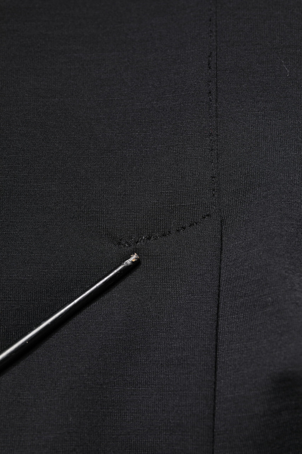 Schwarzer Slim Fit Wollmantel Blazer Jacke Anzug