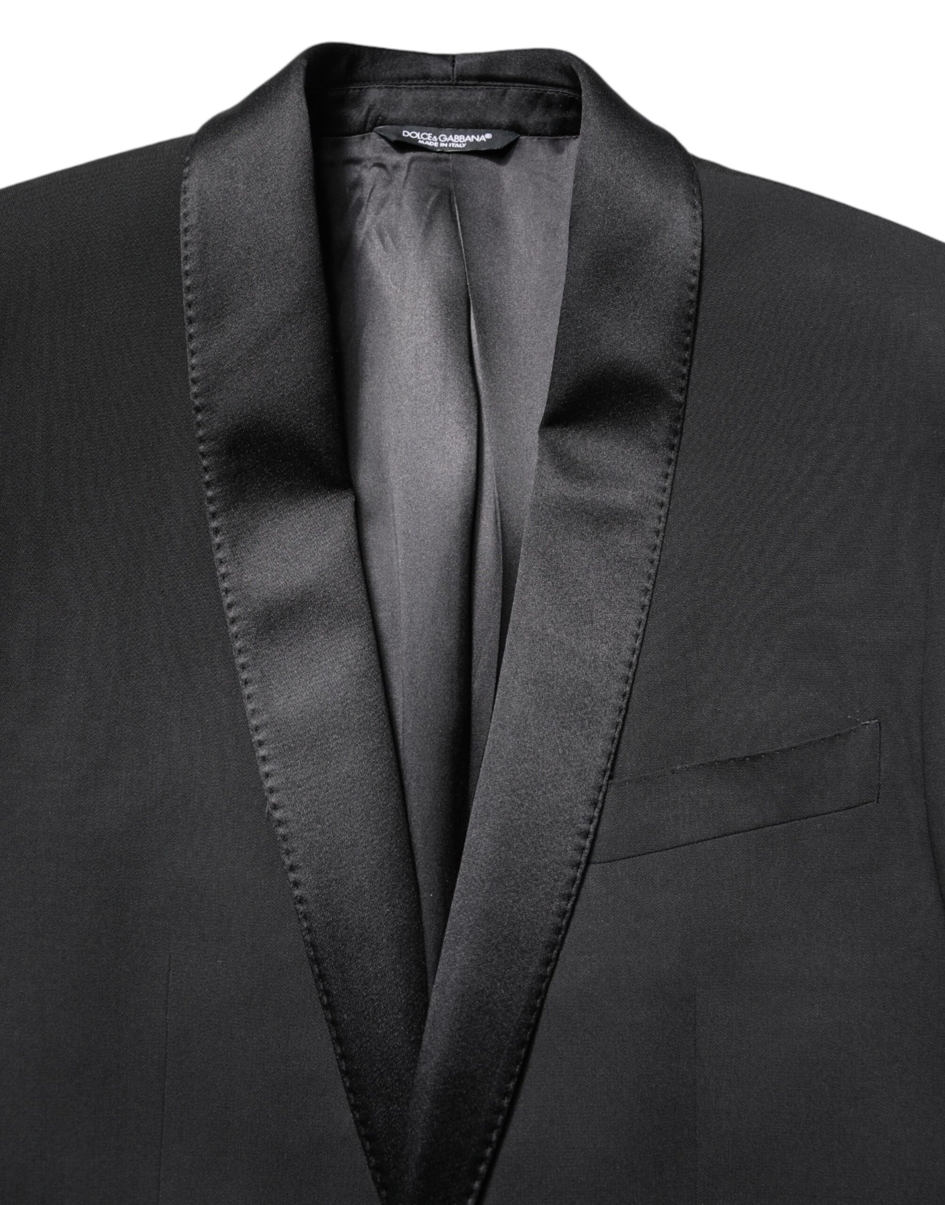 Schwarzer einreihiger Herrenmantel MARTINI Blazer