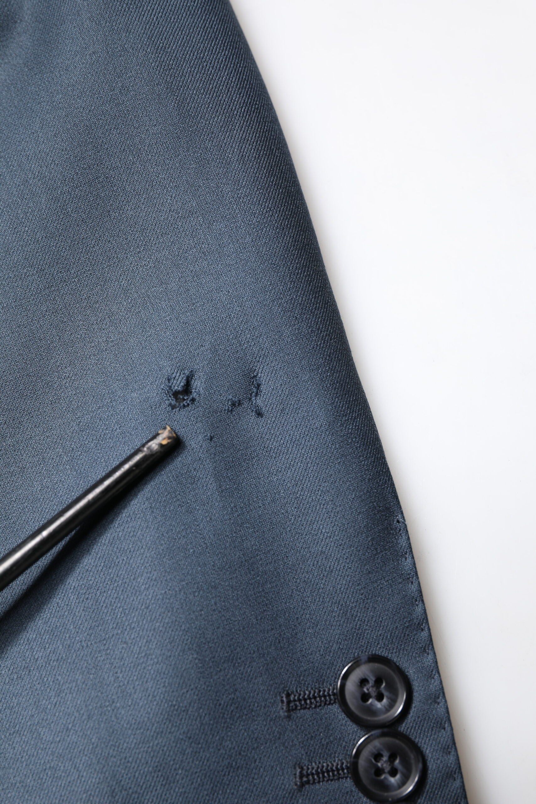 Blauer einreihiger Herrenmantel MARTINI Blazer
