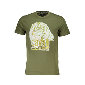 Grünes Baumwoll-T-Shirt