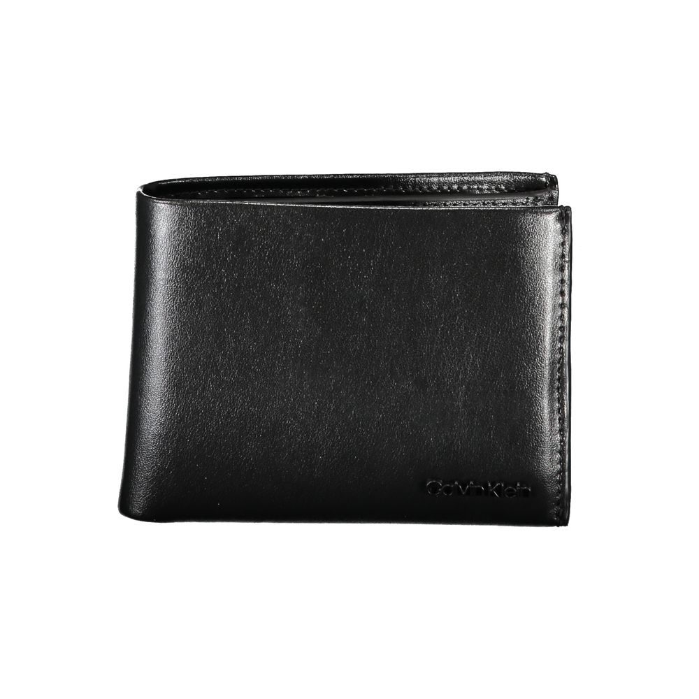 Elegante Lederbrieftasche mit RFID-Block und Münzfach