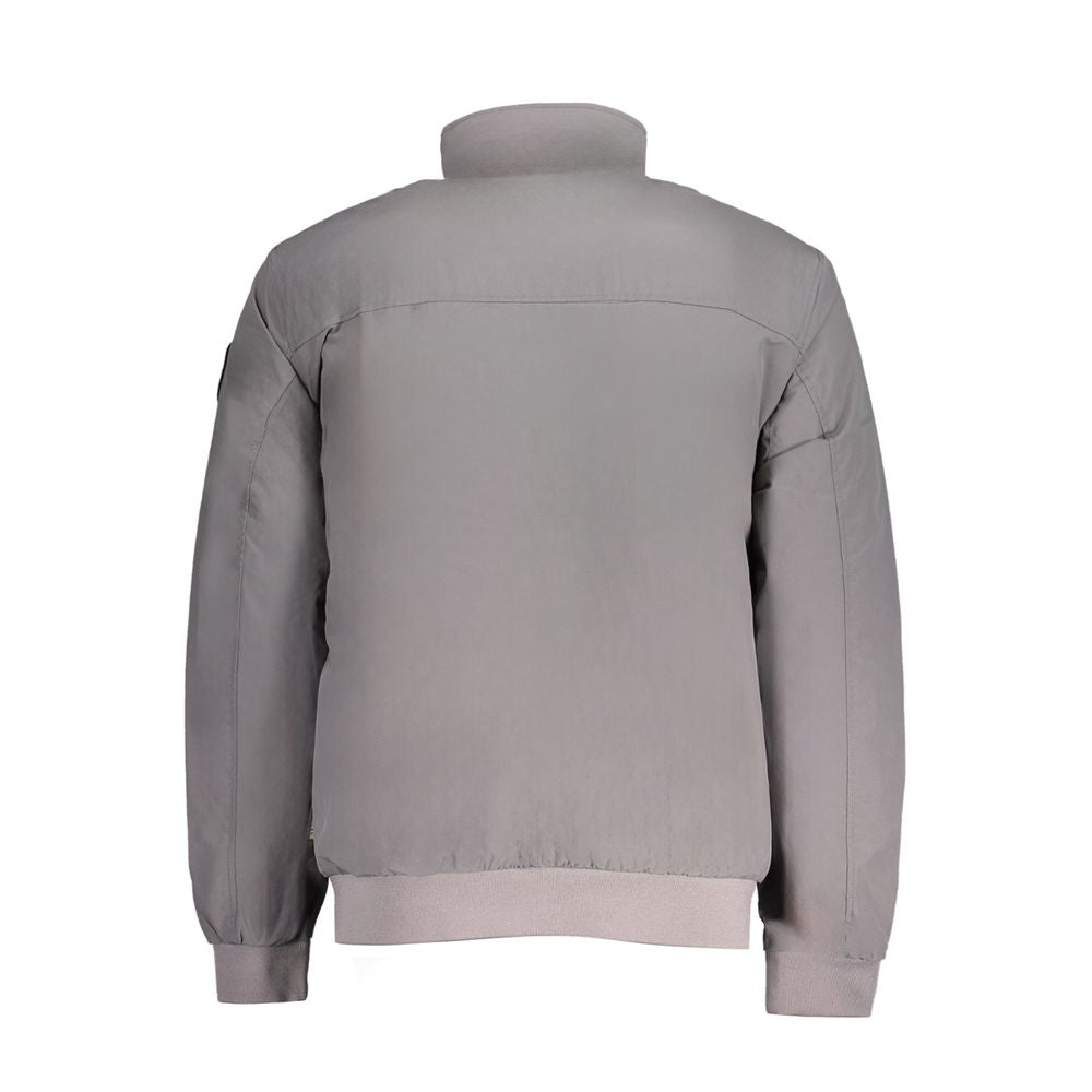Graue Polyamidjacke