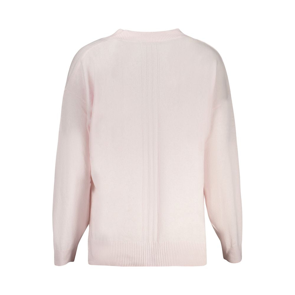 Rosa Acryl Damen Pullover