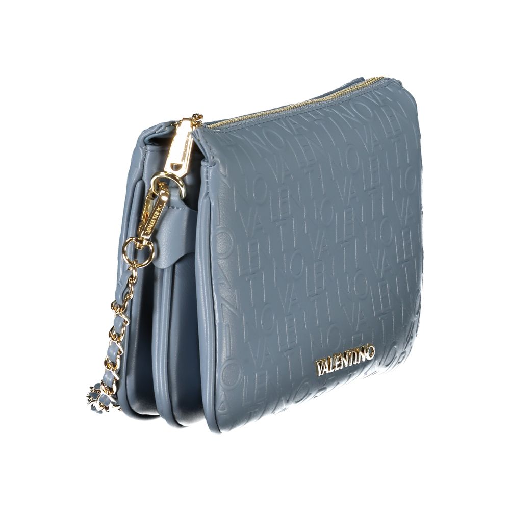 Hellblaue Polyethylen-Damenhandtasche