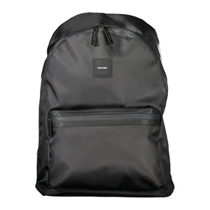 Schwarzer Polyester Herren Rucksack