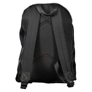 Schwarzer Polyester Herren Rucksack