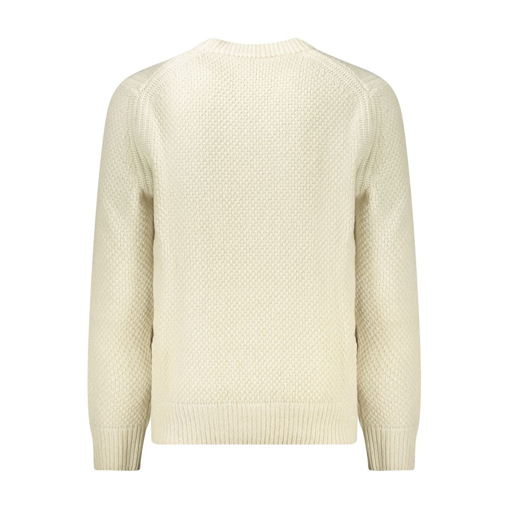 Beige Wollpullover für Herren