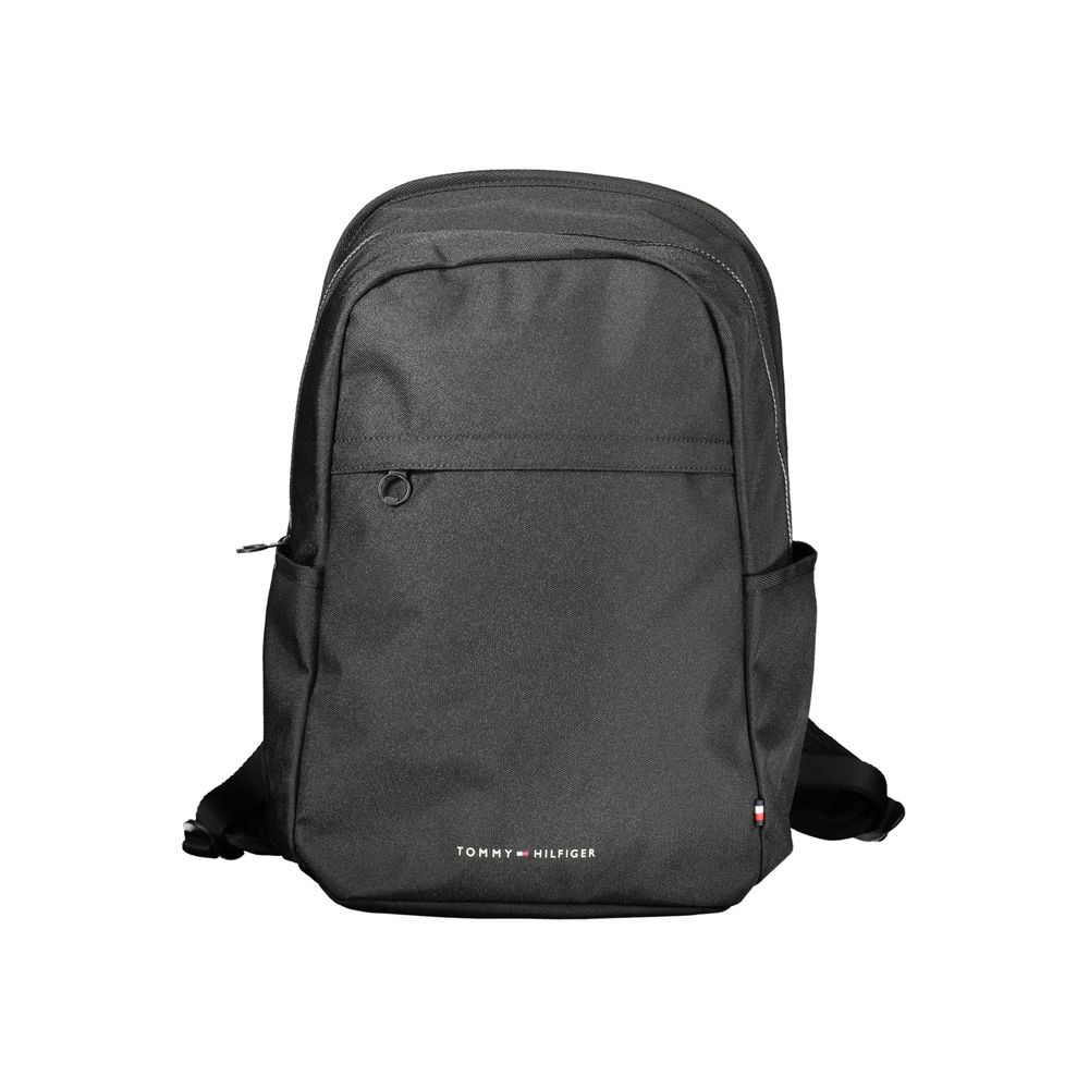 Schwarzer Polyester-Rucksack