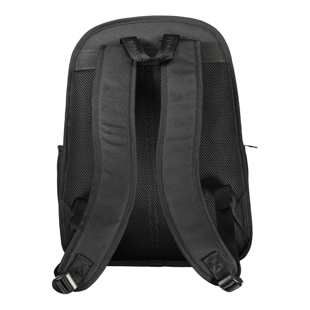 Schwarzer Polyester-Rucksack