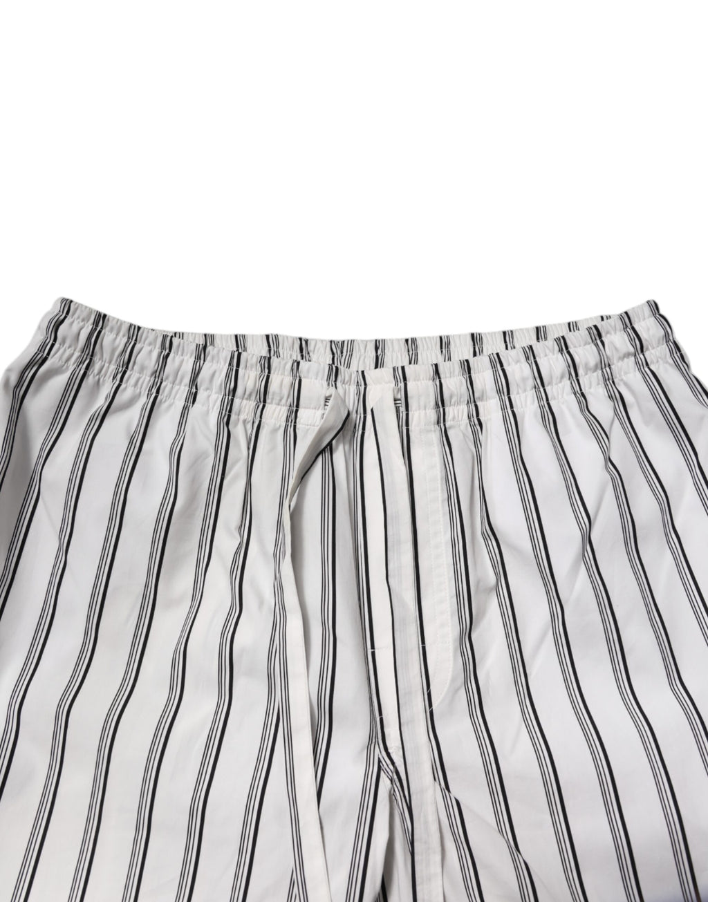 Weiß Schwarz Streifen Baumwolle Männer Pyjama Set Nachtwäsche