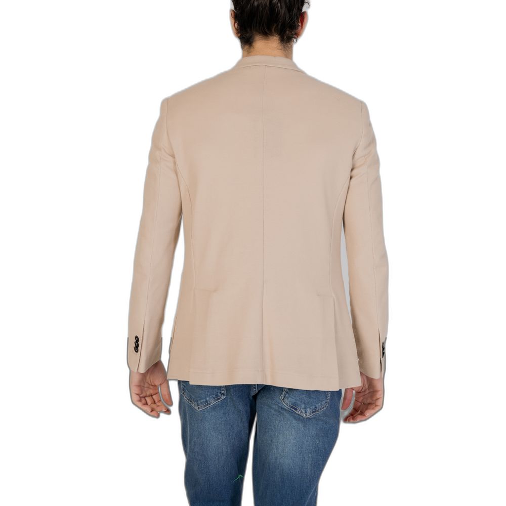 Beiger Baumwollblazer
